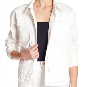 Kenneth Cole White Denim Jacket!!! Sz. S